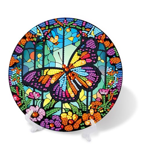DCIDBEI DIY Diamond Painting Tiere Deko Schmetterling 18x18 cm 5D Diamant Painting Tischdekoration Diamant Malerei Kunst Set Diamond Painting Ornamente Geschenke für Anfänger Familie DCIDBEI DIY Diamond Painting Tiere Deko Schmetterling 18x18 cm 5D Diamant Painting Tischdekoration Diamant Malerei Kunst Set Diamond Painting Ornamente Geschenke für Anfänger Familie von DCIDBEI