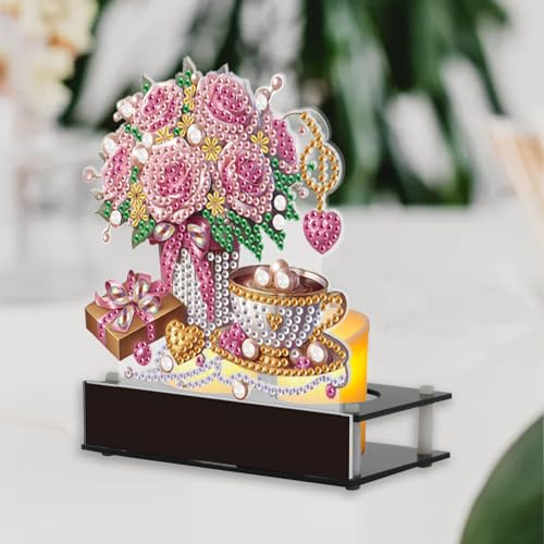 DCIDBEI Diamant Painting Kerzenhalter Adventskranz 12x14 cm Kerzenteller für Adventskranz Malen nach Zahlen Kerzenständer Weihnachten Deko Tischdeko Kerzen Dekoteller Kaffee Blumen DCIDBEI Diamant Painting Kerzenhalter Adventskranz 12x14 cm Kerzenteller für Adventskranz Malen nach Zahlen Kerzenständer Weihnachten Deko Tischdeko Kerzen Dekoteller Kaffee Blumen von DCIDBEI