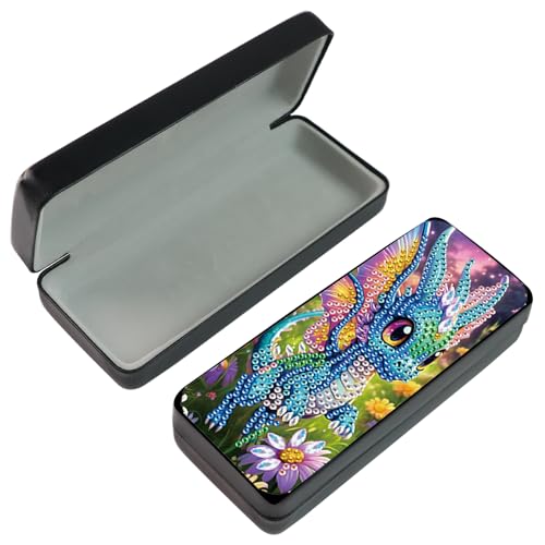DCIDBEI Diamond Painting Brillenetui Diamant Painting Augenbox Brillenglas-Zubehör Malen nach Zahlen Brillen-Organizer Brillenschutz Sonnenbrillenetui Aufbewahrungsschutz Für Sonnenbrillen Drache DCIDBEI Diamond Painting Brillenetui Diamant Painting Augenbox Brillenglas-Zubehör Malen nach Zahlen Brillen-Organizer Brillenschutz Sonnenbrillenetui Aufbewahrungsschutz Für Sonnenbrillen Drache von DCIDBEI