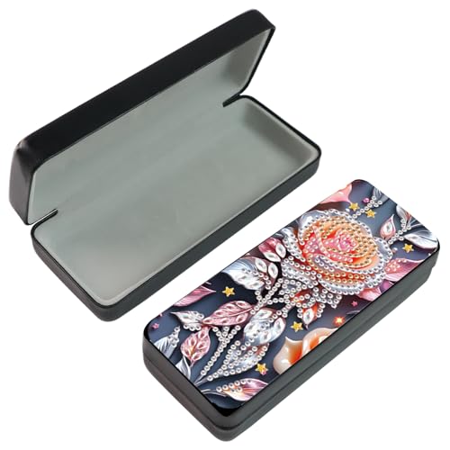 DCIDBEI Diamond Painting Brillenetui Hardcase für Brillen Brillenschutz Sonnenbrillenetui Aufbewahrungsschutz Für Sonnenbrillen Malen nach Zahlen Aufbewahrungstasche für Brillen Rosen Brillenbehälter DCIDBEI Diamond Painting Brillenetui Hardcase für Brillen Brillenschutz Sonnenbrillenetui Aufbewahrungsschutz Für Sonnenbrillen Malen nach Zahlen Aufbewahrungstasche für Brillen Rosen Brillenbehälter von DCIDBEI
