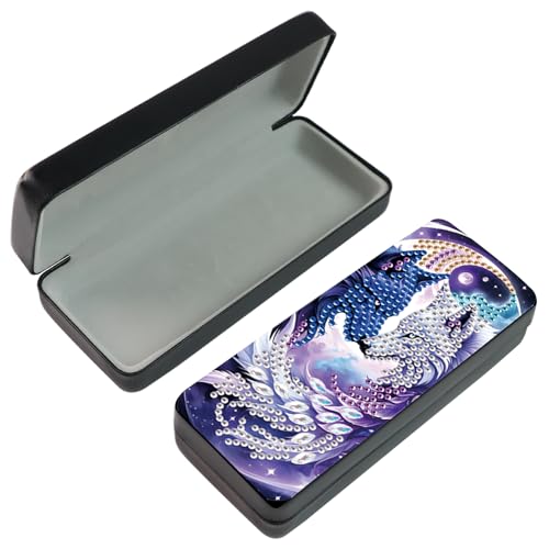 DCIDBEI Diamond Painting Brillenetui Herrenbrille Sonnenbrillen-organizer Sonnenbrillenetui Diamant Painting Bilder Brillenbehälter Box Malen nach Zahlen Aufbewahrungstasche für Brillen Wolf DCIDBEI Diamond Painting Brillenetui Herrenbrille Sonnenbrillen-organizer Sonnenbrillenetui Diamant Painting Bilder Brillenbehälter Box Malen nach Zahlen Aufbewahrungstasche für Brillen Wolf von DCIDBEI