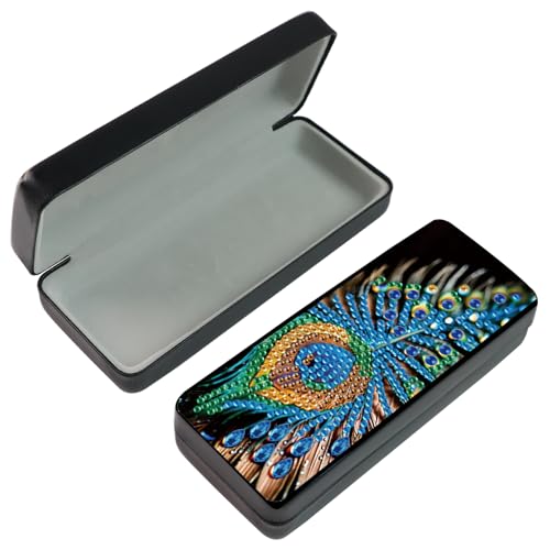 DCIDBEI Diamond Painting Brillenetui Männer Brille Brillengestell Für Damen Brille Damen Sonnenbrille Reisekoffer Weiß Augenbox Mann Beiläufig Diamant Painting Bilder Brillenschachtel Pfauenfeder DCIDBEI Diamond Painting Brillenetui Männer Brille Brillengestell Für Damen Brille Damen Sonnenbrille Reisekoffer Weiß Augenbox Mann Beiläufig Diamant Painting Bilder Brillenschachtel Pfauenfeder von DCIDBEI