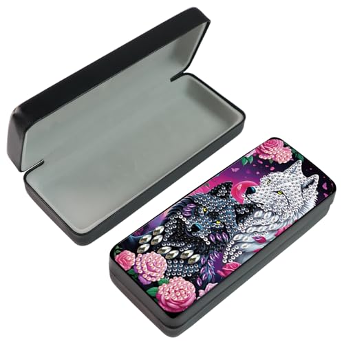 DCIDBEI Diamond Painting Brillenetui Sonnenbrille Brillenbehälter Diamant Painting Bilder Aufbewahrungskiste Sonnenbrillen-organizer Brillenbehälter Brillenaufbewahrungshalter Augenbehälter Wölfe DCIDBEI Diamond Painting Brillenetui Sonnenbrille Brillenbehälter Diamant Painting Bilder Aufbewahrungskiste Sonnenbrillen-organizer Brillenbehälter Brillenaufbewahrungshalter Augenbehälter Wölfe von DCIDBEI
