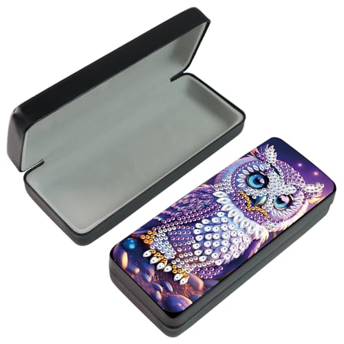 DCIDBEI Diamond Painting Brillenetui für Brillen Brillen Aufbewahrungshalter Augen Diamant Painting Bilder Schutzhüllen für Brillen Sonnenbrillenetui Malen nach Zahlen Sonnenbrillen-organizer Eule DCIDBEI Diamond Painting Brillenetui für Brillen Brillen Aufbewahrungshalter Augen Diamant Painting Bilder Schutzhüllen für Brillen Sonnenbrillenetui Malen nach Zahlen Sonnenbrillen-organizer Eule von DCIDBEI