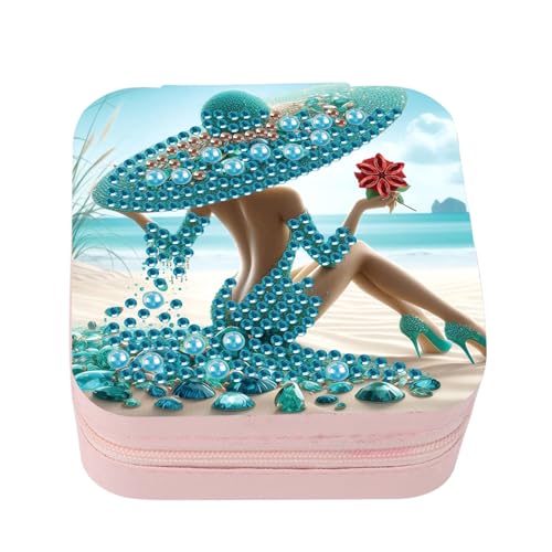 DCIDBEI Diamond Painting DIY Schmuckkästchen Klein Schmuckschatulle Malen nach Zahlen Schmuckbox Damen Reise Schmuck Etui Jewelry Organizer für Ohrringe Halsketten Ringe Hochzeit Frau am Strand DCIDBEI Diamond Painting DIY Schmuckkästchen Klein Schmuckschatulle Malen nach Zahlen Schmuckbox Damen Reise Schmuck Etui Jewelry Organizer für Ohrringe Halsketten Ringe Hochzeit Frau am Strand von DCIDBEI