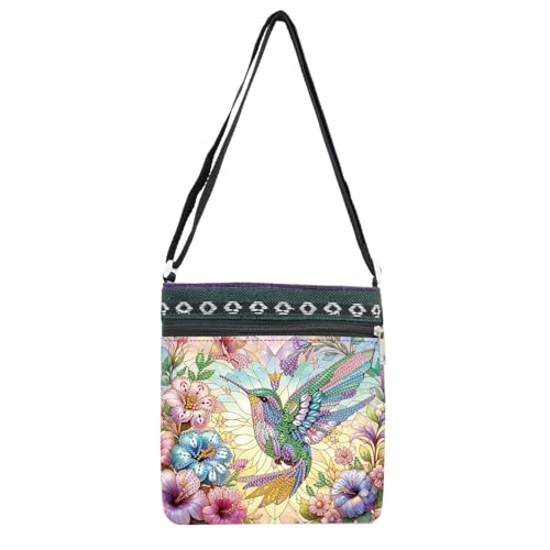 DCIDBEI Diamond Painting Damen Umhängetaschen 21x22cm Damen Schultertasche Crossbody Bags für Frauen mit Verstellbar Gurt Schulter Tote Hobo Bag für Outdoor Camping täglicher Gebrauch Vögel Blumen DCIDBEI Diamond Painting Damen Umhängetaschen 21x22cm Damen Schultertasche Crossbody Bags für Frauen mit Verstellbar Gurt Schulter Tote Hobo Bag für Outdoor Camping täglicher Gebrauch Vögel Blumen von DCIDBEI