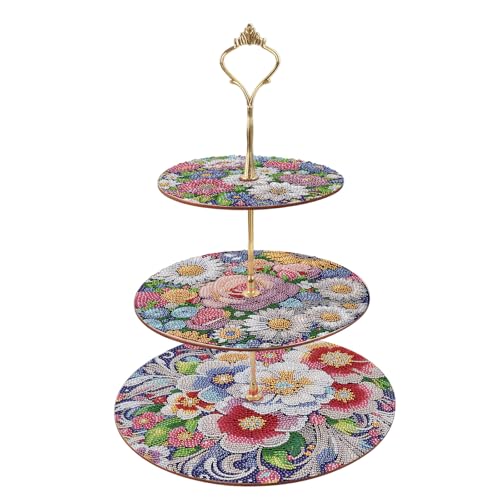 DCIDBEI Diamond Painting Dessert Ständer 3 Stöckig 25x32cm Diamant Painting Cupcake Ständer Gestufter Gebäck Snack Süßigkeiten Buffet Ausstellungsturm Servierplatte DCIDBEI Diamond Painting Dessert Ständer 3 Stöckig 25x32cm Diamant Painting Cupcake Ständer Gestufter Gebäck Snack Süßigkeiten Buffet Ausstellungsturm Servierplatte von DCIDBEI