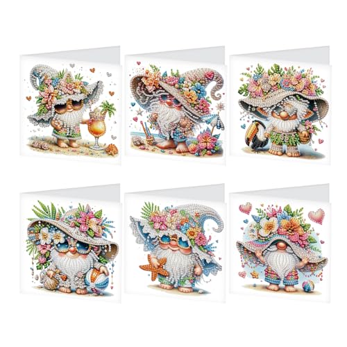 DCIDBEI Diamond Painting Geburtstagskarte Diamond Painting Karten 6 Stück DIY Diamant Painting Glückwunschkarten Geschenkkarte Malen nach Zahlen Geburtstag Karte Zwerg Dankeschön Karte Abschiedskarte DCIDBEI Diamond Painting Geburtstagskarte Diamond Painting Karten 6 Stück DIY Diamant Painting Glückwunschkarten Geschenkkarte Malen nach Zahlen Geburtstag Karte Zwerg Dankeschön Karte Abschiedskarte von DCIDBEI
