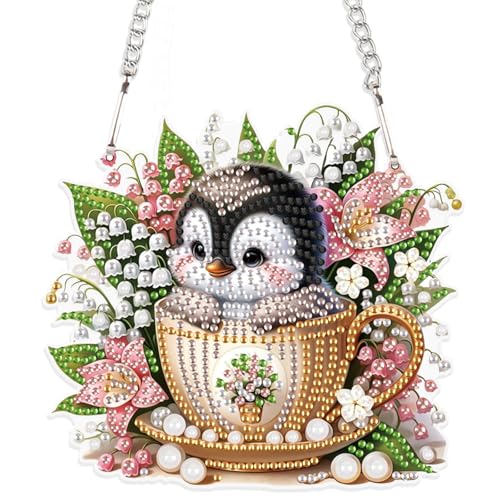 DCIDBEI Diamond Painting Hängen Ornamente Tiere 15x15cm Diamond Painting Schilder Pinguin in der Tasse Diamant Malerei Anhänger Pendant Plakette Haustürschild Wandschild Dekoschild Anfänger Windspiele DCIDBEI Diamond Painting Hängen Ornamente Tiere 15x15cm Diamond Painting Schilder Pinguin in der Tasse Diamant Malerei Anhänger Pendant Plakette Haustürschild Wandschild Dekoschild Anfänger Windspiele von DCIDBEI