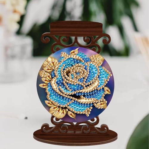 DCIDBEI Diamond Painting Kerzenhalter Durchmesser 5cm Diamant Painting Bilder Kerzenständer Teelichthalter für Tischdekoration Kerzenleuchter Hochzeit Gebet Familie Party und Dekoration Blumen Rosen DCIDBEI Diamond Painting Kerzenhalter Durchmesser 5cm Diamant Painting Bilder Kerzenständer Teelichthalter für Tischdekoration Kerzenleuchter Hochzeit Gebet Familie Party und Dekoration Blumen Rosen von DCIDBEI
