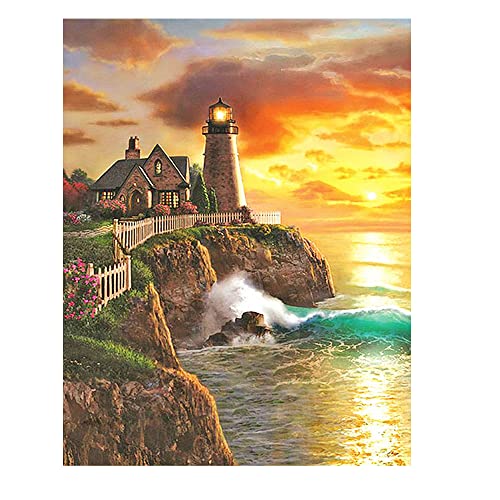 DCIDBEI Diamond Painting Landschaft Meer 40x50cm Diamond Painting Landschaften und Natur Diamond Painting Leuchtturm Strand und Meer Malen nach Zahlen Diamant Gemälde Diamant Painting Sonnenuntergang DCIDBEI Diamond Painting Landschaft Meer 40x50cm Diamond Painting Landschaften und Natur Diamond Painting Leuchtturm Strand und Meer Malen nach Zahlen Diamant Gemälde Diamant Painting Sonnenuntergang von DCIDBEI