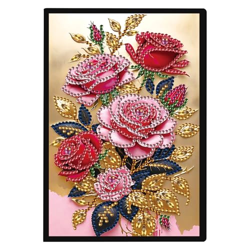 DCIDBEI Diamond Painting Notizbuch A5 Blanko Notizbücher Diamant Malerei Notizbuch Schreiben Hardcover Tagebuch Skizzenbuch Diamond Painting Note Book Rose Blumen DCIDBEI Diamond Painting Notizbuch A5 Blanko Notizbücher Diamant Malerei Notizbuch Schreiben Hardcover Tagebuch Skizzenbuch Diamond Painting Note Book Rose Blumen von DCIDBEI