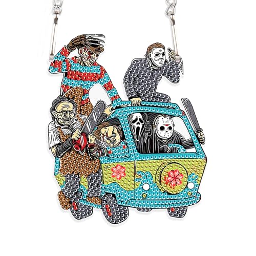DCIDBEI Diamond Painting Schilder mit Kette Totenkopf 15x15cm Diamant Painting Anhänger Skull Diamond Painting Ornamente Diamant Malerei Pendant Plakette Haustürschild Wandschild Schädel für Veranda DCIDBEI Diamond Painting Schilder mit Kette Totenkopf 15x15cm Diamant Painting Anhänger Skull Diamond Painting Ornamente Diamant Malerei Pendant Plakette Haustürschild Wandschild Schädel für Veranda von DCIDBEI