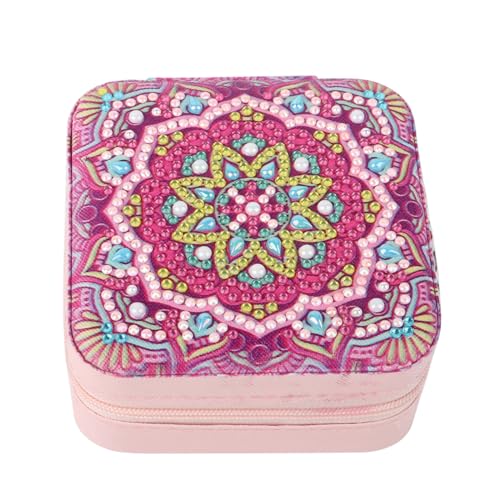 DCIDBEI Diamond Painting Schmuckschatulle Mädchen Damen Reiseschmuckästchen Schmuckaufbewahrung Schmuckkasten Klein Schmuck Schmuckkästchen Reiseetui Jewelry Organizer für Haargummi Ohrring Mandala DCIDBEI Diamond Painting Schmuckschatulle Mädchen Damen Reiseschmuckästchen Schmuckaufbewahrung Schmuckkasten Klein Schmuck Schmuckkästchen Reiseetui Jewelry Organizer für Haargummi Ohrring Mandala von DCIDBEI
