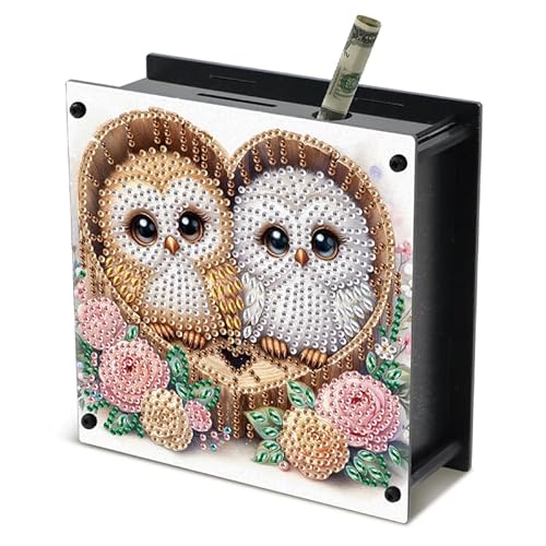 DCIDBEI Diamond Painting Sparschwein 15x13cm Münze Sparbüchse Malen nach Zahlen Erwachsene Spardose Pig Money Coin Bank Adult für Hochzeit Weihnachten Halloween Geburtstagsgeschenke Sparbüchse Eulen DCIDBEI Diamond Painting Sparschwein 15x13cm Münze Sparbüchse Malen nach Zahlen Erwachsene Spardose Pig Money Coin Bank Adult für Hochzeit Weihnachten Halloween Geburtstagsgeschenke Sparbüchse Eulen von DCIDBEI