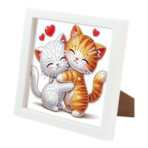DCIDBEI Diamond Painting Special Katze Herz mit Frame 30x30cm 5D Diamond Painting Erwachsene Katze Tiere Malen nach Zahlen Stickbilder Erwachsene Scharf Diamant Painting Tiere DCIDBEI Diamond Painting Special Katze Herz mit Frame 30x30cm 5D Diamond Painting Erwachsene Katze Tiere Malen nach Zahlen Stickbilder Erwachsene Scharf Diamant Painting Tiere von DCIDBEI