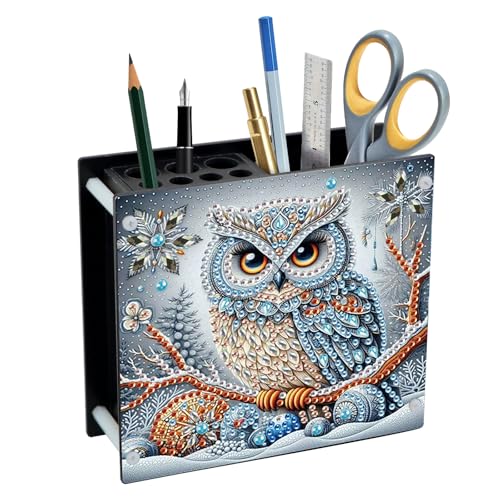 DCIDBEI Diamond Painting Stiftehalter Schreibtisch Büro 13x12cm Malen nach Zahlen Bleistifthalter Organizer Desktop Schreibtisch Bürobedarf Organisationsdekor Schreibtischköcher Stiftebox Eule DCIDBEI Diamond Painting Stiftehalter Schreibtisch Büro 13x12cm Malen nach Zahlen Bleistifthalter Organizer Desktop Schreibtisch Bürobedarf Organisationsdekor Schreibtischköcher Stiftebox Eule von DCIDBEI