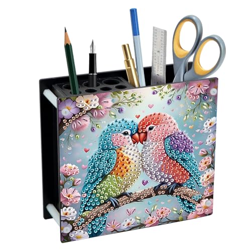 DCIDBEI Diamond Painting Stifthalter 13x12cm Perlen Bilder Schreibtisch Aufbewahrung für Buntstifte Kunstpinsel Schreibtischorganisator Multifunktionale Organisation Schreibtisch Organizer Papagei DCIDBEI Diamond Painting Stifthalter 13x12cm Perlen Bilder Schreibtisch Aufbewahrung für Buntstifte Kunstpinsel Schreibtischorganisator Multifunktionale Organisation Schreibtisch Organizer Papagei von DCIDBEI