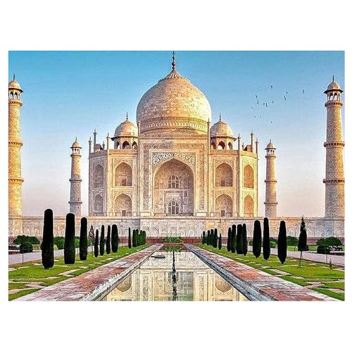 DCIDBEI Diamond Painting Taj Mahal 50x40cm Diamond Painting Erwachsene Taj Mahal Rund Steine Malen nach Zahlen Taj Mahal Diamond Painting Landschaften Diamond Painting Runde Steine Landschaft DCIDBEI Diamond Painting Taj Mahal 50x40cm Diamond Painting Erwachsene Taj Mahal Rund Steine Malen nach Zahlen Taj Mahal Diamond Painting Landschaften Diamond Painting Runde Steine Landschaft von DCIDBEI