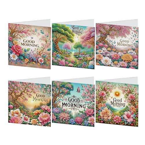 DCIDBEI Geburtstagskarte Diamond Painting 6 Stück 5D DIY Diamant Painting Karten Diamond Painting Geburtstag Karten Diamant Malerei Grußkarte Glückwunschkarten Geschenkkarte Baum des Lebens DCIDBEI Geburtstagskarte Diamond Painting 6 Stück 5D DIY Diamant Painting Karten Diamond Painting Geburtstag Karten Diamant Malerei Grußkarte Glückwunschkarten Geschenkkarte Baum des Lebens von DCIDBEI
