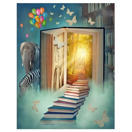 DCIDBEI Groß und Klar Diamond Painting Buch 40x50cm Das Buch Hat Sein Eigenes Goldenes Haus Diamant Painting Buch Basteln Erwachsene Frauen Buch Buchleiter Buch Perlen Bilder Villa im Buch DCIDBEI Groß und Klar Diamond Painting Buch 40x50cm Das Buch Hat Sein Eigenes Goldenes Haus Diamant Painting Buch Basteln Erwachsene Frauen Buch Buchleiter Buch Perlen Bilder Villa im Buch von DCIDBEI
