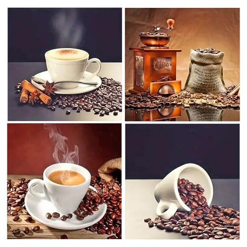 DCIDBEI Groß und Klar Groß und Klar 4 Pack Diamond Painting Erwachsene Kaffee Bilder 40x40cm Diamond Painting Erwachsene Kaffee Malen nach Zahlen Kaffee Erwachsene Kaffee Bilder Leinwand Vintage DCIDBEI Groß und Klar Groß und Klar 4 Pack Diamond Painting Erwachsene Kaffee Bilder 40x40cm Diamond Painting Erwachsene Kaffee Malen nach Zahlen Kaffee Erwachsene Kaffee Bilder Leinwand Vintage von DCIDBEI
