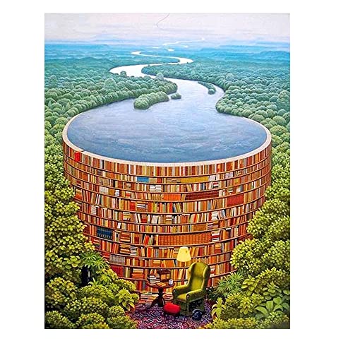 DCIDBEI Square Diamond Painting Buch 40x50 cm 5D Diamant Painting Eckige Steine Bücher Diamant Malerei Erwachsenen Perlen Bilder Abstrakte Landschaft Malen nach Zahlen Quadratische Steine Bibliothek DCIDBEI Square Diamond Painting Buch 40x50 cm 5D Diamant Painting Eckige Steine Bücher Diamant Malerei Erwachsenen Perlen Bilder Abstrakte Landschaft Malen nach Zahlen Quadratische Steine Bibliothek von DCIDBEI