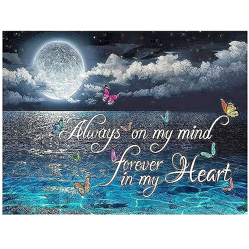 DCIDBEI Square Diamond Painting Mond Landschaft 50x40 cm Diamond Painting Eckige Steine Landschaft Strand Meer Malen nach Zahlen Strand und Meer Always On My Mind,Forever In My Heart Klebebilder DCIDBEI Square Diamond Painting Mond Landschaft 50x40 cm Diamond Painting Eckige Steine Landschaft Strand Meer Malen nach Zahlen Strand und Meer Always On My Mind,Forever In My Heart Klebebilder von DCIDBEI