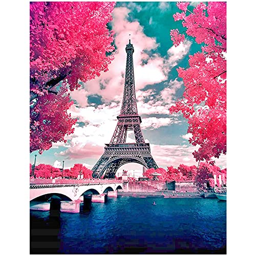 Square Diamond Painting Quadratische Steine 40x50cm Full DIY 5D Diamant Painting Bilder Erwachsene Leinwan Groß Diamant Malerei Malen nach Zahlen Landschaft Eiffelturm Paris Kirschblüten Square Diamond Painting Quadratische Steine 40x50cm Full DIY 5D Diamant Painting Bilder Erwachsene Leinwan Groß Diamant Malerei Malen nach Zahlen Landschaft Eiffelturm Paris Kirschblüten von DCIDBEI
