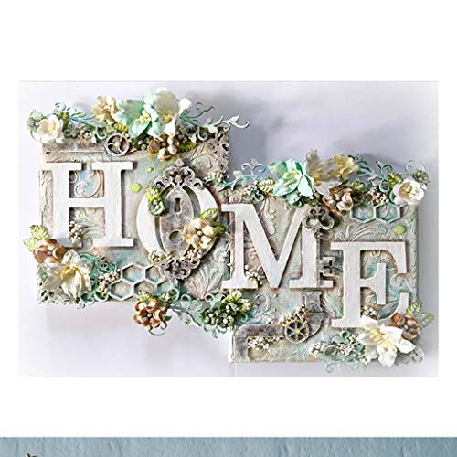 DIY 5D Diamanten Malerei von Number Kit Home Diamant Painting kunst Voll Set Kunstkit Strass Puzzles Stickerei Kunst Cross Craft Leinwand Malerei Kit Wandtattoos Handarbeiten Set Erwachsene 40X30CM von DCIDBEI