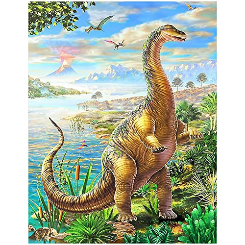 DCIDBEI Daiments Painting Bilder Groß 40x50cm Diamant Painting Quadratische Steine Diamond Art Dino Tiere Diamant Malerei Dinosaurier Gemälde Groß Malen nach Zahlen Square Diamond Painting Mädchen 5D DCIDBEI Daiments Painting Bilder Groß 40x50cm Diamant Painting Quadratische Steine Diamond Art Dino Tiere Diamant Malerei Dinosaurier Gemälde Groß Malen nach Zahlen Square Diamond Painting Mädchen 5D von DCIDBEI