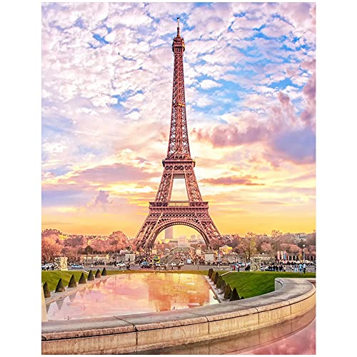 Diamant Painting Quadratische Steine 40x50cm DIY 5D Diamant Malerei Kits 5D Diamond Painting Malen nach Zahlen Leinwand Groß Landschaft Eiffelturm Paris Sonnenuntergang Bilder zum Sticken Kreuzstich Diamant Painting Quadratische Steine 40x50cm DIY 5D Diamant Malerei Kits 5D Diamond Painting Malen nach Zahlen Leinwand Groß Landschaft Eiffelturm Paris Sonnenuntergang Bilder zum Sticken Kreuzstich von DCIDBEI