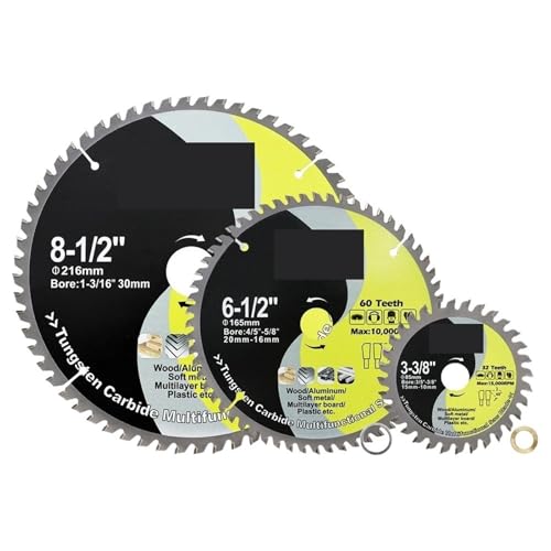1 Stück Durchmesser 85/165/216 mm TCT Hartlegierung Trennscheibe Kreissägeblatt for Schneiden von Holz Aluminium Kupfer Metall Scheibenschneider(1Pc 85MM) von DCJJLWIG