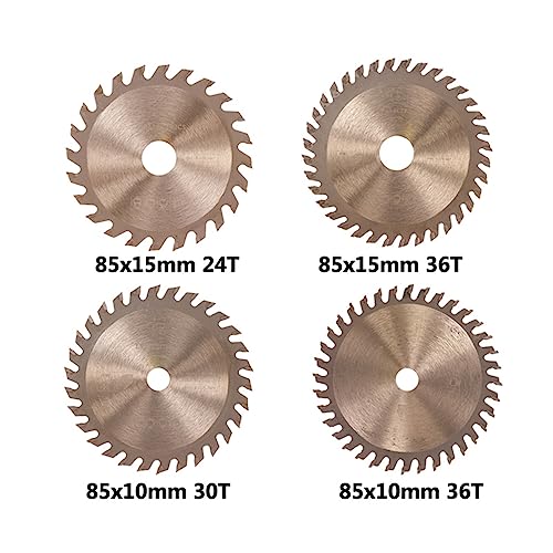 1pc 85x1 0/15mm Kreissäge Klinge for Holz TiCN Beschichtet TCT Sägeblatt 24T/30T/36T Trennscheibe Holzbearbeitung Rad Discs Säge Disc(85x10x24T) von DCJJLWIG