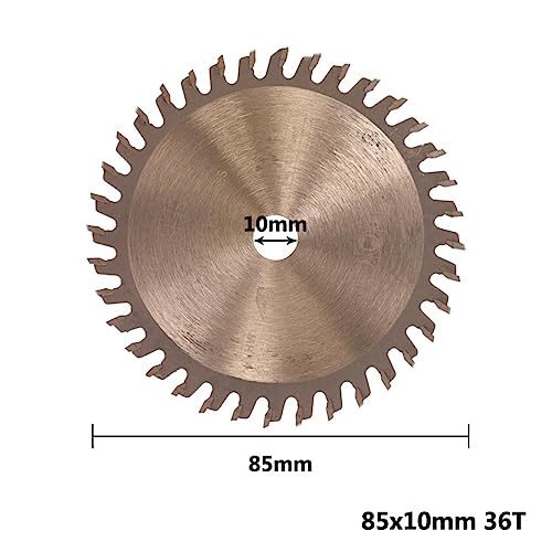1pc 85x1 0/15mm Kreissäge Klinge for Holz TiCN Beschichtet TCT Sägeblatt 24T/30T/36T Trennscheibe Holzbearbeitung Rad Discs Säge Disc(85x10x36T) von DCJJLWIG