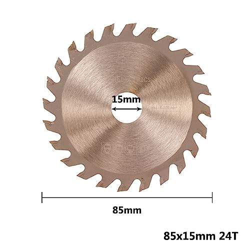 1pc 85x1 0/15mm Kreissäge Klinge for Holz TiCN Beschichtet TCT Sägeblatt 24T/30T/36T Trennscheibe Holzbearbeitung Rad Discs Säge Disc(85x15x24T) von DCJJLWIG