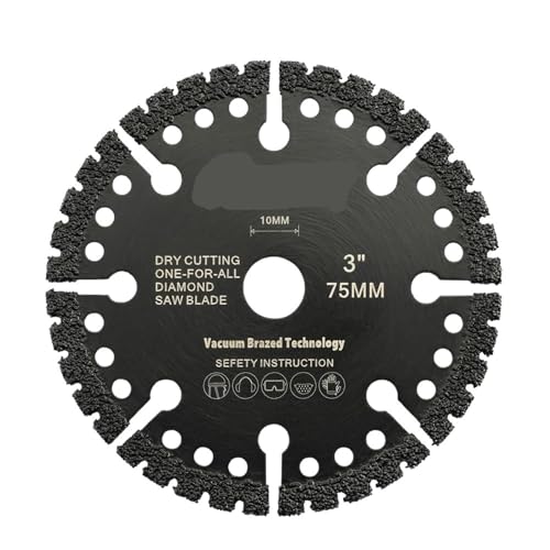 3 "/Dia75mm Diamant Sägeblatt Fliesen Stahl Beton Cutter Grinder Bore10mm Granit Marmor Stahl Trennscheibe(1pc Cut Tile) von DCJJLWIG