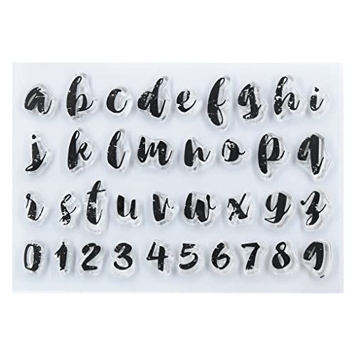 DDOUJOY Englische Buchstaben Alphabet Klar Stempel für Kartenherstellung Dekoration und DIY Scrapbooking 2212081 (7) von DDOUJOY