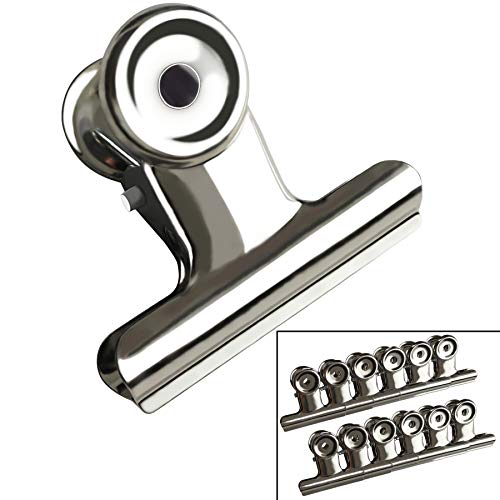 FZGUSYAF 38mm Bulldog-Clips Büroklammer Runde Edelstahl Papierbinder Zuhause Büro Lieferungen - 12 Stücke FZGUSYAF 38mm Bulldog-Clips Büroklammer Runde Edelstahl Papierbinder Zuhause Büro Lieferungen - 12 Stücke von FZGUSYAF