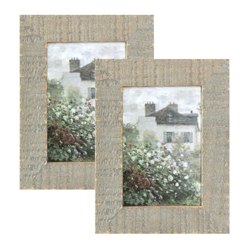 DDaoty Holz Bilderrahmen 10 x 15 cm rustikaler Fotorahmen Echtglas für Wand und Tischplatte DDaoty Holz Bilderrahmen 10 x 15 cm rustikaler Fotorahmen Echtglas für Wand und Tischplatte von DDaoty