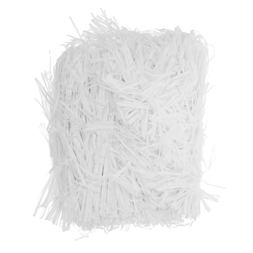 DEARMAMY 1 Dekoratives Geschreddertes Papier Verpackungsfüller Füllung Zerknitterter Papierfetzen Füllpapier Korbfüller Papierschnipsel Blaues Konfetti Halloween-geschenkpapier Bast Weiß DEARMAMY 1 Dekoratives Geschreddertes Papier Verpackungsfüller Füllung Zerknitterter Papierfetzen Füllpapier Korbfüller Papierschnipsel Blaues Konfetti Halloween-geschenkpapier Bast Weiß von DEARMAMY
