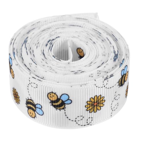 DEARMAMY 1 Rolle Bienenband Dekoband Party Dekoration Geschenkband Blumendekoration hochzeitsdekoration Drahtband für Kränze Kranzband für den Außenbereich dekoratives Band Polyester DEARMAMY 1 Rolle Bienenband Dekoband Party Dekoration Geschenkband Blumendekoration hochzeitsdekoration Drahtband für Kränze Kranzband für den Außenbereich dekoratives Band Polyester von DEARMAMY