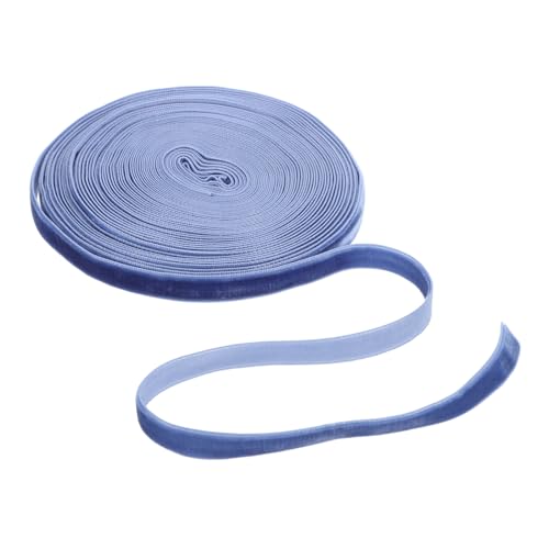 DEARMAMY 1 Rolle Geschenkband Aus Flanell Partyband Verschiedene Bänder Zum Basteln Dünnes Band Zum Basteln Bandriemen Bänder Für Handwerk Buntes Band Zum Basteln Navy Polyester von DEARMAMY