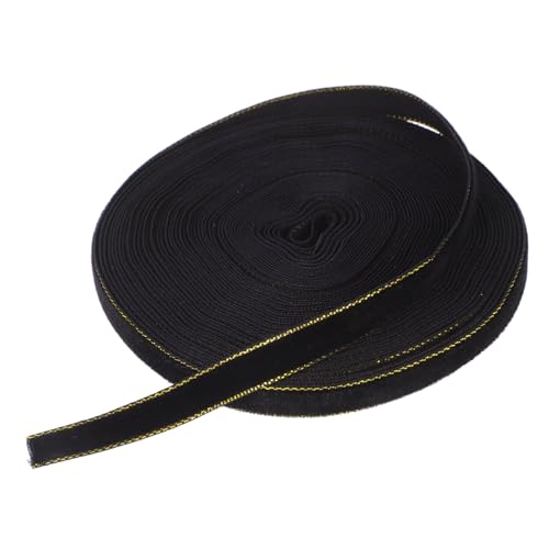 DEARMAMY 1 Rolle Samtgewebe Schleifenband Selber Machen Diy Band Dekoration Wickelband Schleifen-bastelband Haarbogenband Geschenkband Aus Samt Haarschmuck-bastelband Band Zum Basteln Black DEARMAMY 1 Rolle Samtgewebe Schleifenband Selber Machen Diy Band Dekoration Wickelband Schleifen-bastelband Haarbogenband Geschenkband Aus Samt Haarschmuck-bastelband Band Zum Basteln Black von DEARMAMY