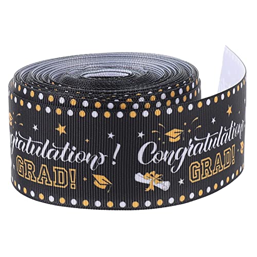DEARMAMY 1 Rolle Staffelungsband seidenband ribbon decor Geschenkband für Geschenkverpackung verpackungen für Abschlussband 2022 Bogen dünn DIY-Bastelband Blumenwickband Polyester von DEARMAMY