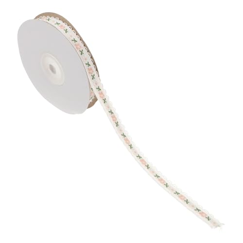 DEARMAMY 1 Rolle dekoratives Band blumenmuster geschenkband DIY Dekorationsband Geschenkverpackungsband dünnes Band Blumenbänder Weihnachtsbänder Stickerei Blumenbesatz Polyester Weiß DEARMAMY 1 Rolle dekoratives Band blumenmuster geschenkband DIY Dekorationsband Geschenkverpackungsband dünnes Band Blumenbänder Weihnachtsbänder Stickerei Blumenbesatz Polyester Weiß von DEARMAMY