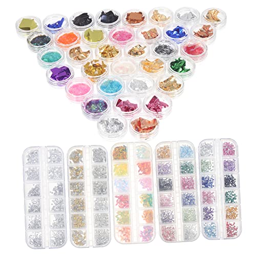 DEARMAMY 1 Satz Folien Nagelverzierungen für Maniküre Farben Diy Nail Art Dekoration für Festliche Anlässe und Nageldesigns DEARMAMY 1 Satz Folien Nagelverzierungen für Maniküre Farben Diy Nail Art Dekoration für Festliche Anlässe und Nageldesigns von DEARMAMY