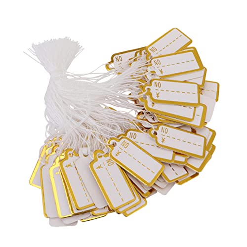 DEARMAMY 1 Satz Handgeschriebene Preisetiketten Für Schmuck Praktische Papierpreiszeichen Für Geschäfte Und Supermärkte Für Ringe Ohrringe Armbänder 500 Stück von DEARMAMY