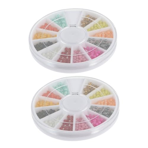 DEARMAMY 1 Satz Nagelperlen Winzige Nägel Edelsteine Perlen Nagel Pailletten Nagel Kaviarperlen Kunstkaviarperlen Kaviarperlen Nagel Kunststoff 2Box DEARMAMY 1 Satz Nagelperlen Winzige Nägel Edelsteine Perlen Nagel Pailletten Nagel Kaviarperlen Kunstkaviarperlen Kaviarperlen Nagel Kunststoff 2Box von DEARMAMY