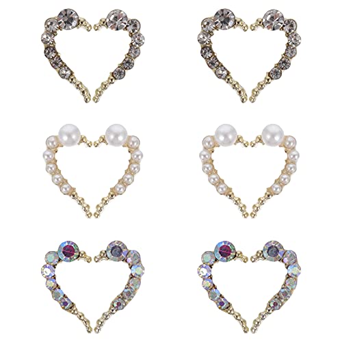 DEARMAMY 1 Satz Teiliges Herzförmige Nagelrhinestones Nail Art Zubehör Für Kreative Maniküren Für Diy Nageldesigns Einfach Anzuwenden Und Langlebig 12 Stück DEARMAMY 1 Satz Teiliges Herzförmige Nagelrhinestones Nail Art Zubehör Für Kreative Maniküren Für Diy Nageldesigns Einfach Anzuwenden Und Langlebig 12 Stück von DEARMAMY